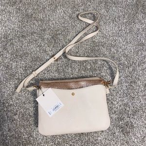 LC Lauren Candid Ivory Crossbody Bag